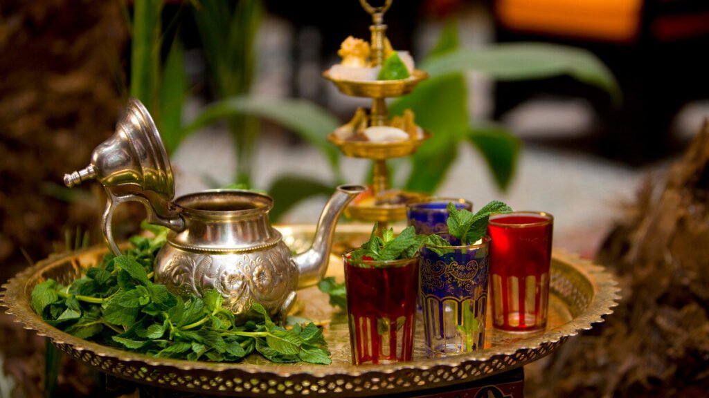Moroccan mint tea