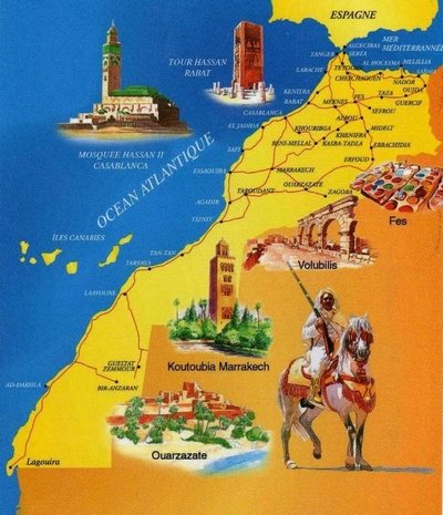 where is morocco situated in africa
