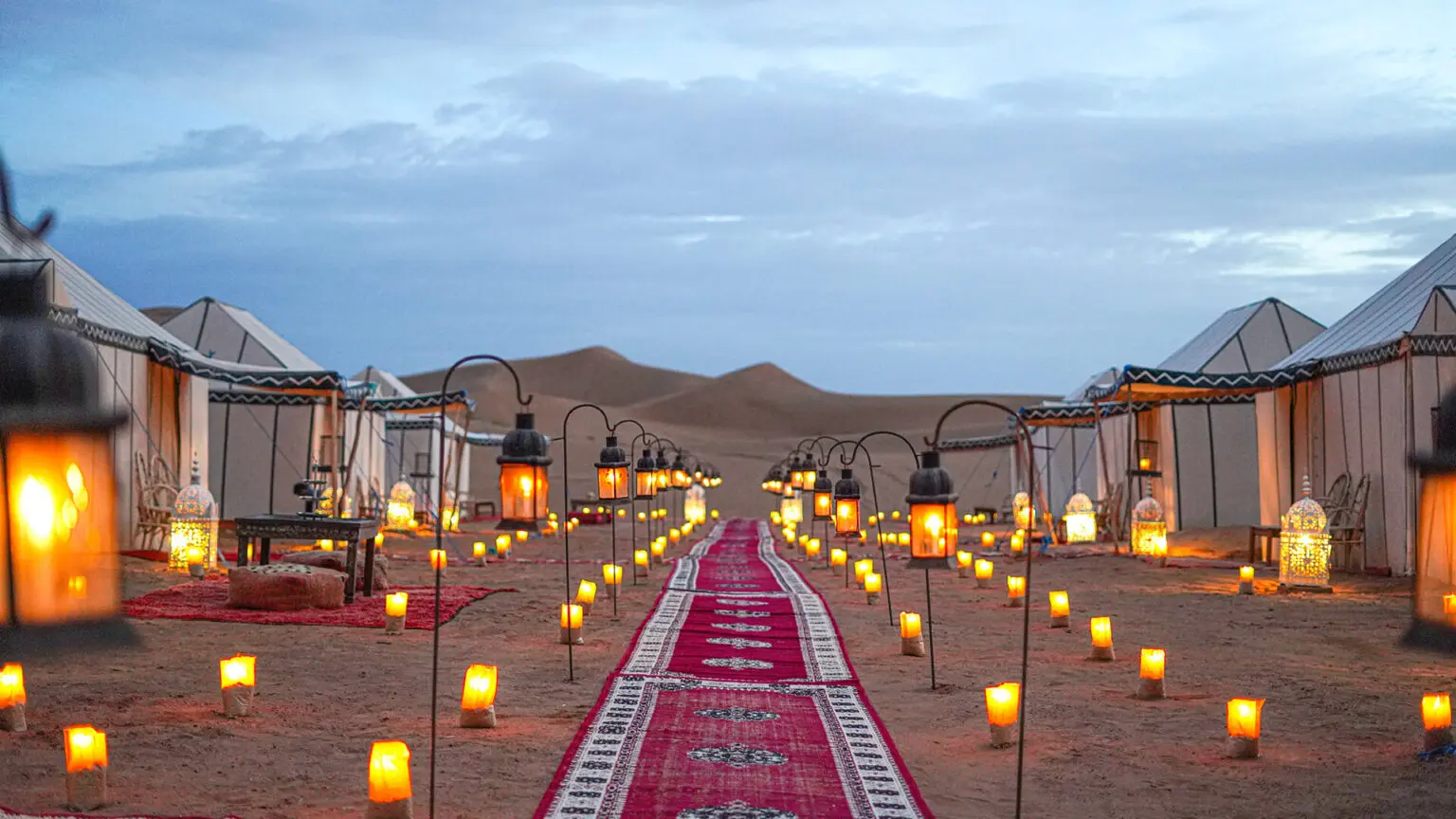 private luxury Sahara desert tent